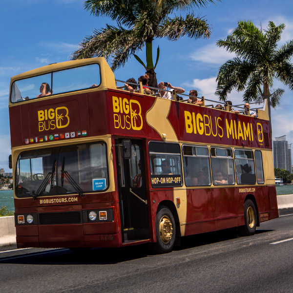 Hop-on Hop-off Bus Tours in Miami Florida