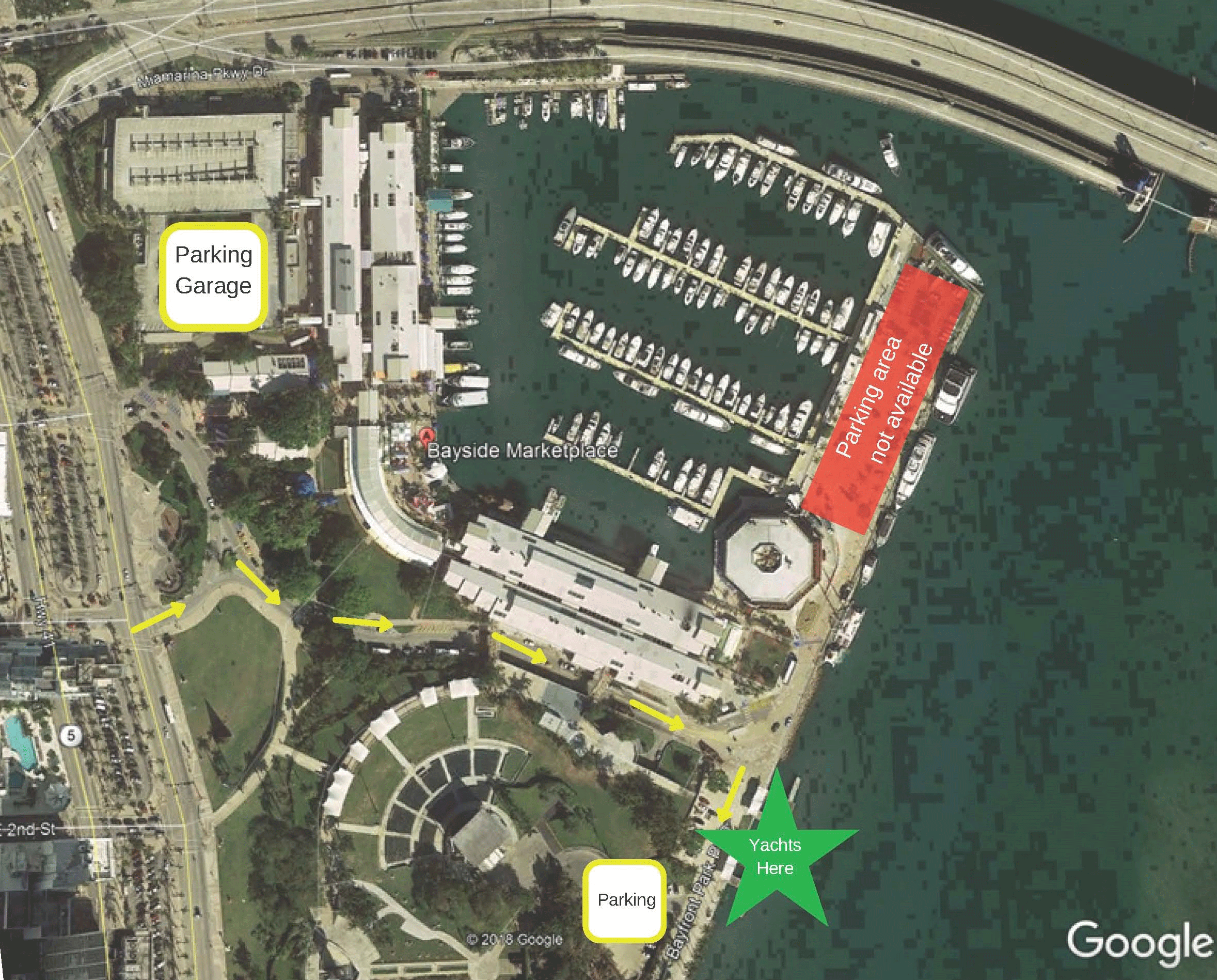 Biscayne Lady Yacht Location in Miami